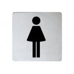 Keuco Universal Tabliczka na drzwi, Symbol - Panie, Aluminium 14966170000