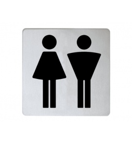 Keuco Universal Tabliczka na drzwi, Symbol - Panie/Panowie, Stal Nierdzewna 14971070000