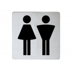 Keuco Universal Tabliczka na drzwi, Symbol - Panie/Panowie, Stal Nierdzewna 14971070000