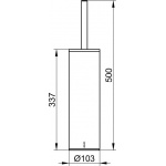 Keuco Universal Główka szczotki toaletowej 10064004000