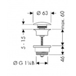 Keuco Zestaw odpływowy, Chrom 59902010000