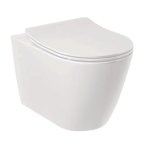 Kludi Resa S Miska bezrantowa 52x36 z deską wolnoopadającą wisząca spłukiwanie wirowe biały 23WCSET43