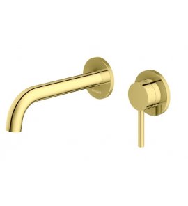   KOHLMAN Axel Bateria umywalkowa podtynkowa złoty połysk QW180AGD