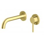   KOHLMAN Axel Bateria umywalkowa podtynkowa złoty połysk QW180AGD