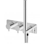 KOHLMAN Axel Bateria wannowa z termostatem podtynkowa chrom QW265A