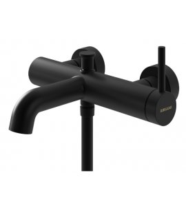  KOHLMAN Axel Bateria wannowo-prysznicowa natynkowa czarny mat QW110AB