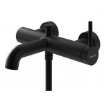  KOHLMAN Axel Bateria wannowo-prysznicowa natynkowa czarny mat QW110AB