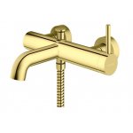   KOHLMAN Axel Bateria wannowo-prysznicowa natynkowa złoty połysk QW110AGD