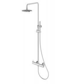KOHLMAN Axel zestaw prysznicowy natynkowy chrom QW276A