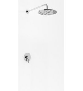 KOHLMAN Axel Zestaw prysznicowy podtynkowy z deszczownicą 30 cm chrom QW220AR30