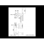 KOHLMAN AXIS bateria bidetowa podtynkowa-bidetta QW135N