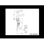 KOHLMAN Axis Bateria bidetowa QB130N