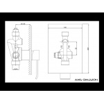 KOHLMAN Axis bateria prysznicowa QW220N
