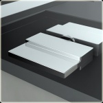 KOHLMAN Axis bateria umywalkowa QW195N