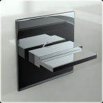 KOHLMAN Axis bateria umywalkowa QW190N