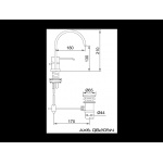 KOHLMAN Axis bateria umywalkowa QB205N