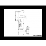 KOHLMAN AXIS Bateria umywalkowa QB100N