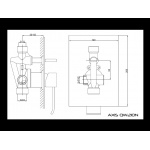 KOHLMAN Axis bateria wannowa QW210N