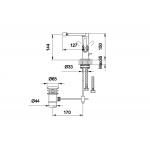 KOHLMAN BOXINE Bateria bidetowa QB130B