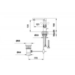 KOHLMAN BOXINE Bateria umywalkowa QB100B