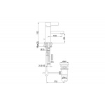 KOHLMAN DEXAME Bateria umywalkowa QB100D