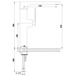 KOHLMAN EXPERIENCE Bateria umywalkowa wysoka 1-otworowa chrom QB175E