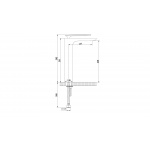   KOHLMAN EXPERIENCE Bateria umywalkowa wysoka 1-otworowa złoty połysk QB170EGD