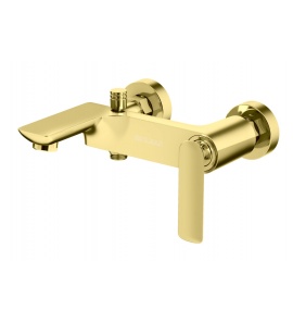   KOHLMAN EXPERIENCE Bateria wannowo-natryskowa ścienna złoty połysk QW110EGD