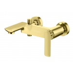   KOHLMAN EXPERIENCE Bateria wannowo-natryskowa ścienna złoty połysk QW110EGD