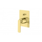   KOHLMAN EXPERIENCE Bateria wannowo-natryskowa podtynkowa złoty połysk QW210EGD