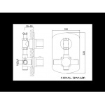KOHLMAN Foxal bateria prysznicowa termostatyczna QW431F
