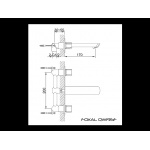 KOHLMAN Foxal bateria umywalkowa QW195F