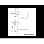 KOHLMAN Foxal bateria umywalkowa QW185F