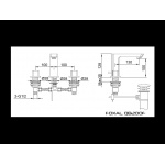 KOHLMAN Foxal bateria umywalkowa QB200F