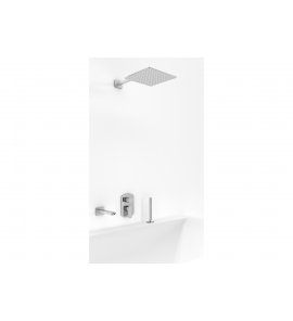 Kohlman Foxal Zestaw wannowo-natryskowy podtynkowy Chrom QW211FQ20-009