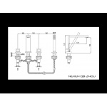 KOHLMAN NEXEN bateria wannowa QB240U