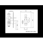 KOHLMAN NEXEN bateria wannowa QW210U