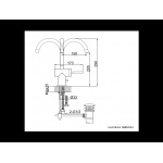 KOHLMAN MAXIMA Bateria umywalkowa QB150M