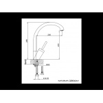 KOHLMAN MAXIMA Bateria umywalkowa QB156M