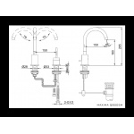 KOHLMAN MAXIMA Bateria umywalkowa QB205M