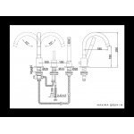 KOHLMAN MAXIMA Bateria wannowa QB241M
