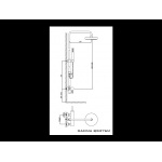 KOHLMAN MAXIMA Zestaw prysznicowy QW276M