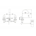 KOHLMAN NEXEN-S Bateria umywalkowa SQB202U
