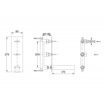 KOHLMAN NEXEN-S Bateria umywalkowa SQW196U