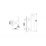 KOHLMAN ROXIN Bateria prysznicowa QW120R