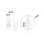 KOHLMAN ROXIN Bateria prysznicowa QW220R
