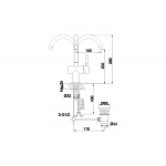 KOHLMAN ROXIN Bateria umywalkowa QB150R
