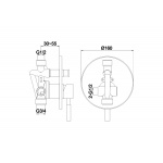 KOHLMAN ROXIN Bateria wannowa QW210R