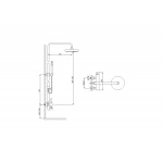 KOHLMAN ROXIN Zestaw prysznicowy QW277R