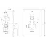 KOHLMAN SAXO Bateria prysznicowa QW220S